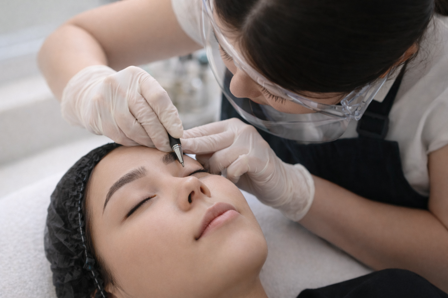 눈썹 시술 과정 2