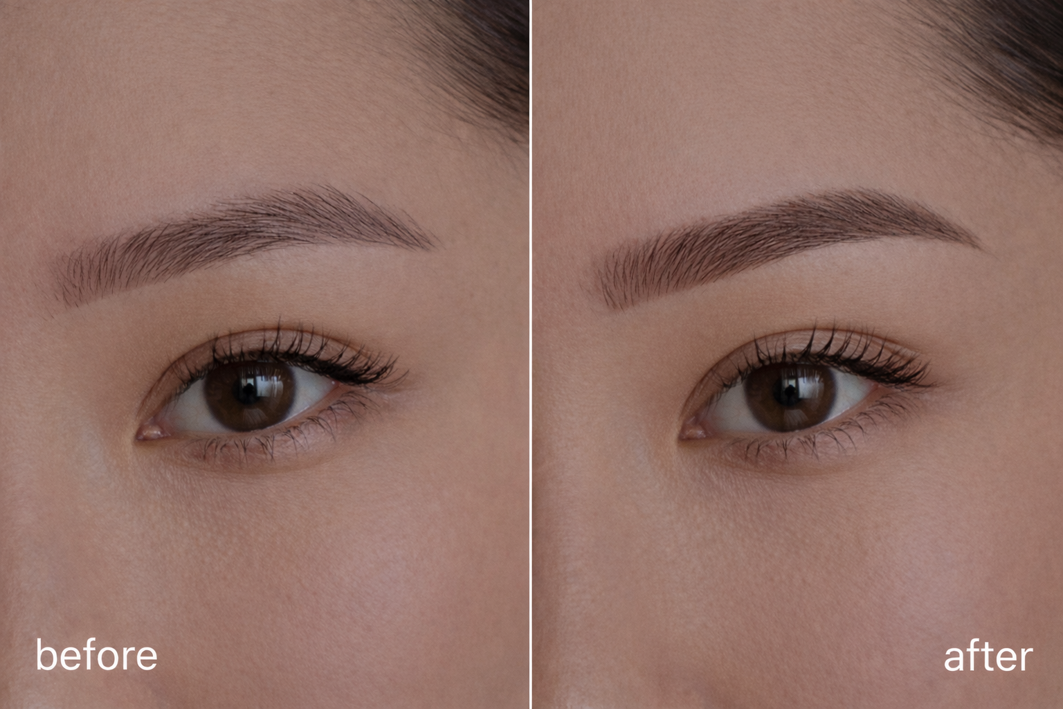 눈썹 시술 과정 3